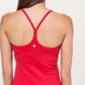 lululemon athletica Red Strappy Racerback Tank